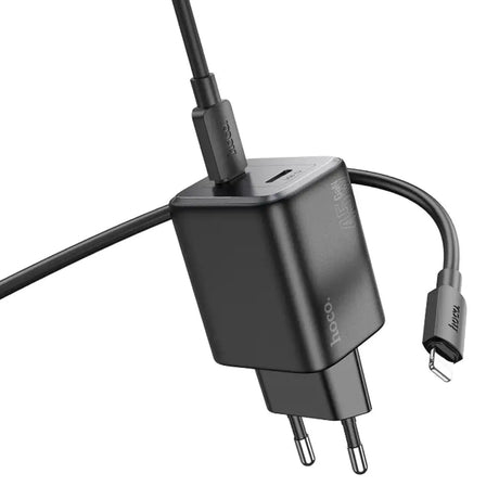 GaN USB-C Netz-Ladegerät Hoco N42 mit 2 USB-C Anschlüssen und Kabel-Option