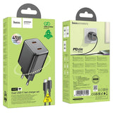 Netz-Ladegerät Hoco - N42 GaN Lightning Set