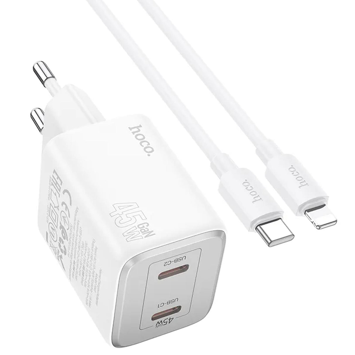 Netz-Ladegerät Hoco - N42 GaN Lightning Set