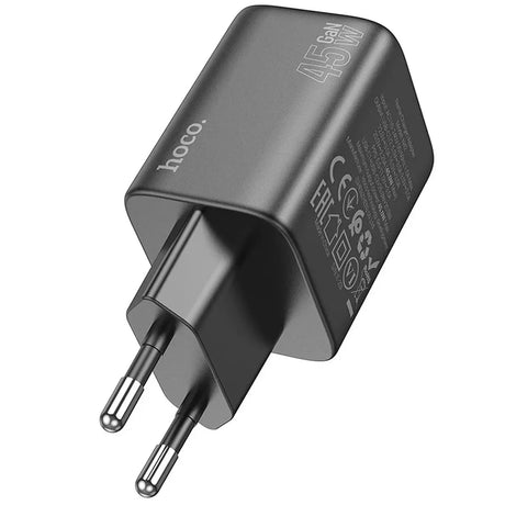 GaN USB-C Netz-Ladegerät Hoco N42 mit 2 USB-C Anschlüssen und Kabel-Option