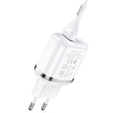 Netz-Ladegerät Hoco - N4 Lightning - Weiss
