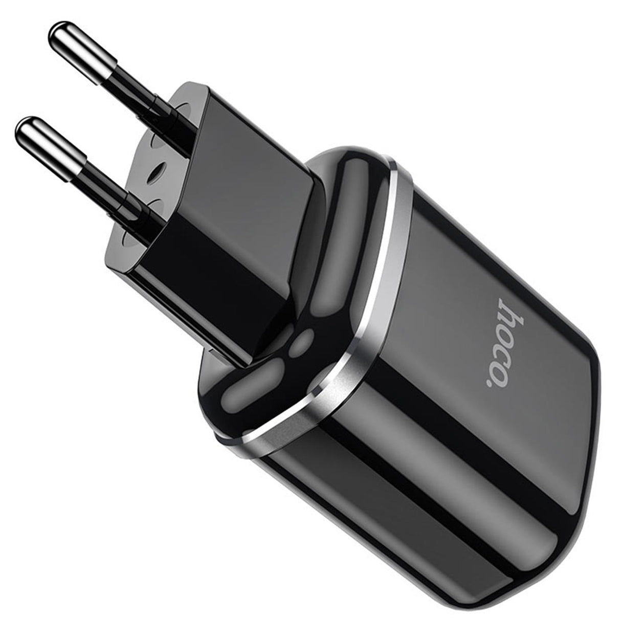 Netzladegerät Dual USB – Hoco N4 2.4A Schwarz