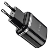 Netzladegerät Dual USB – Hoco N4 2.4A Schwarz