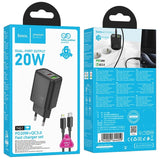 GaN Schnellladegerät 20W – USB-C PD & USB-A QC3.0 Dual Port