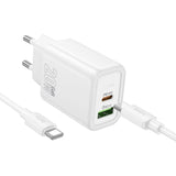 GaN Schnellladegerät 20W – USB-C PD & USB-A QC3.0 Dual Port