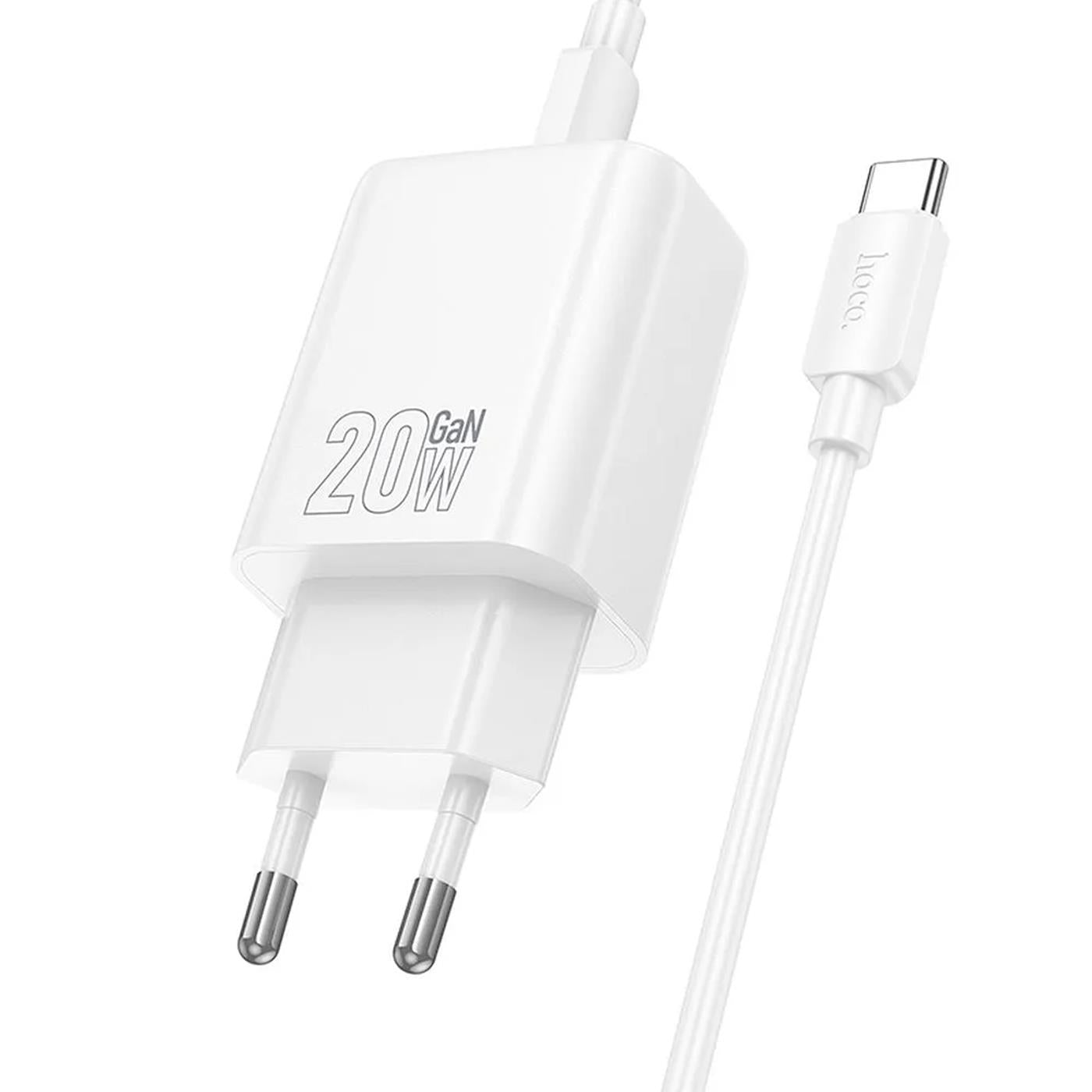 GaN Schnellladegerät 20W – USB-C PD & USB-A QC3.0 Dual Port