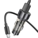 Kfz Ladegerät Schnellladung Set – 2x USB C Ports
