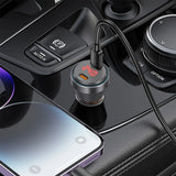 Hoco KFZ Ladegerät NZ12 mit microUSB, Lightning oder USB-C Kabel in Schwarz