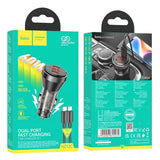 Kfz Ladegerät Schnellladung Set – 2x USB C Ports