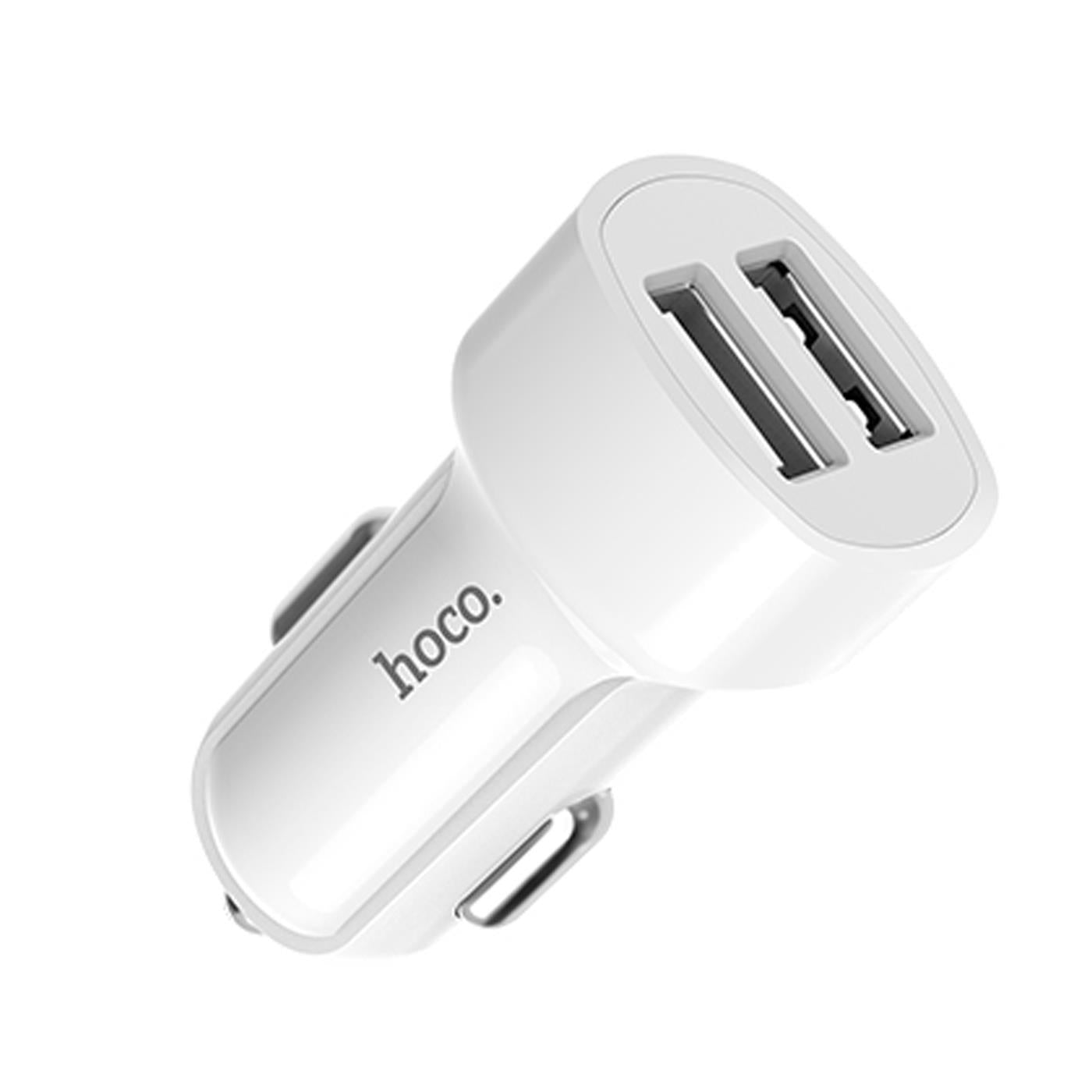 KFZ Ladegerät Dual USB – Hoco Z2A mit microUSB Kabel