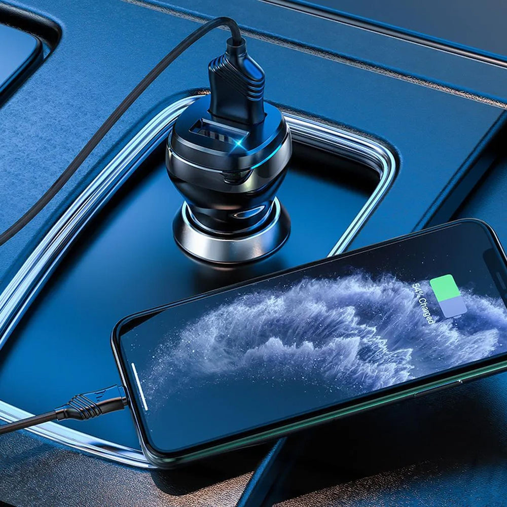 Hoco Kfz-Ladegerät - Z40 Lightning - Schwarz