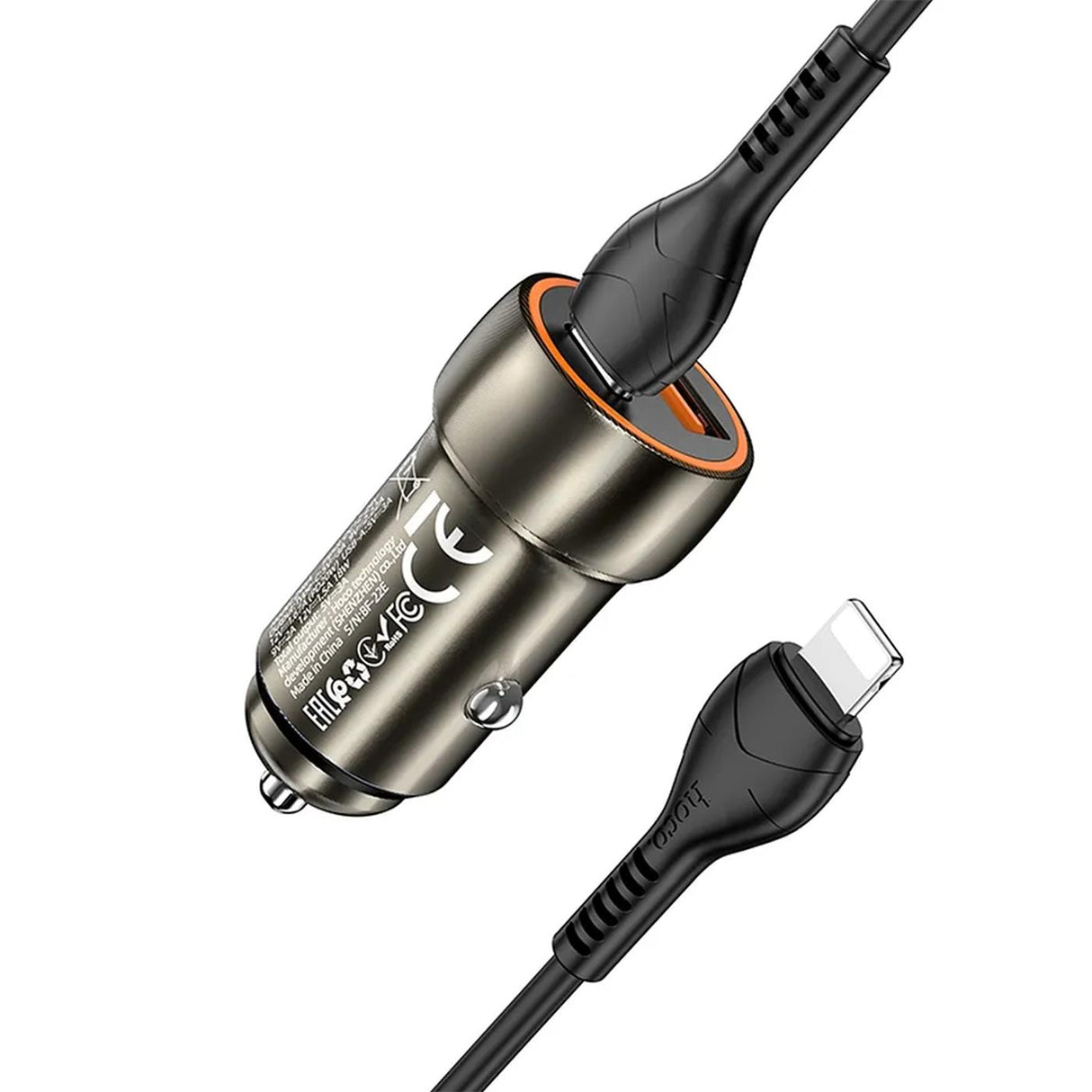 Kfz Ladegerät Schnellladung – USB-C PD & QC 3.0