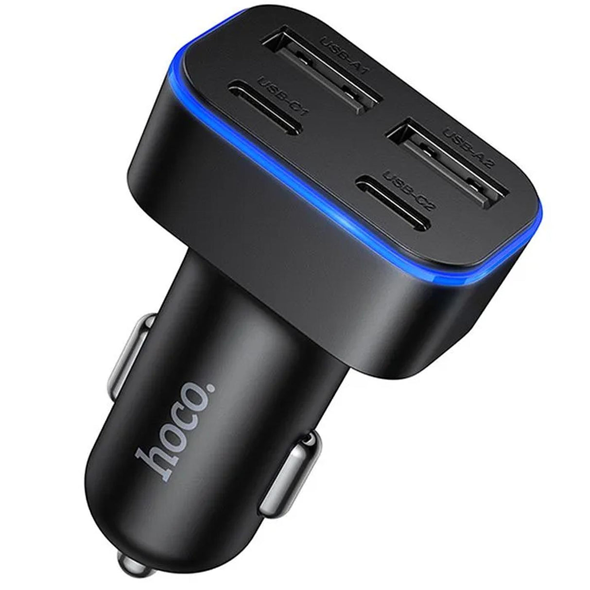 KFZ-Ladegerät 4 Port USB-A & USB-C – Schnellladeadapter