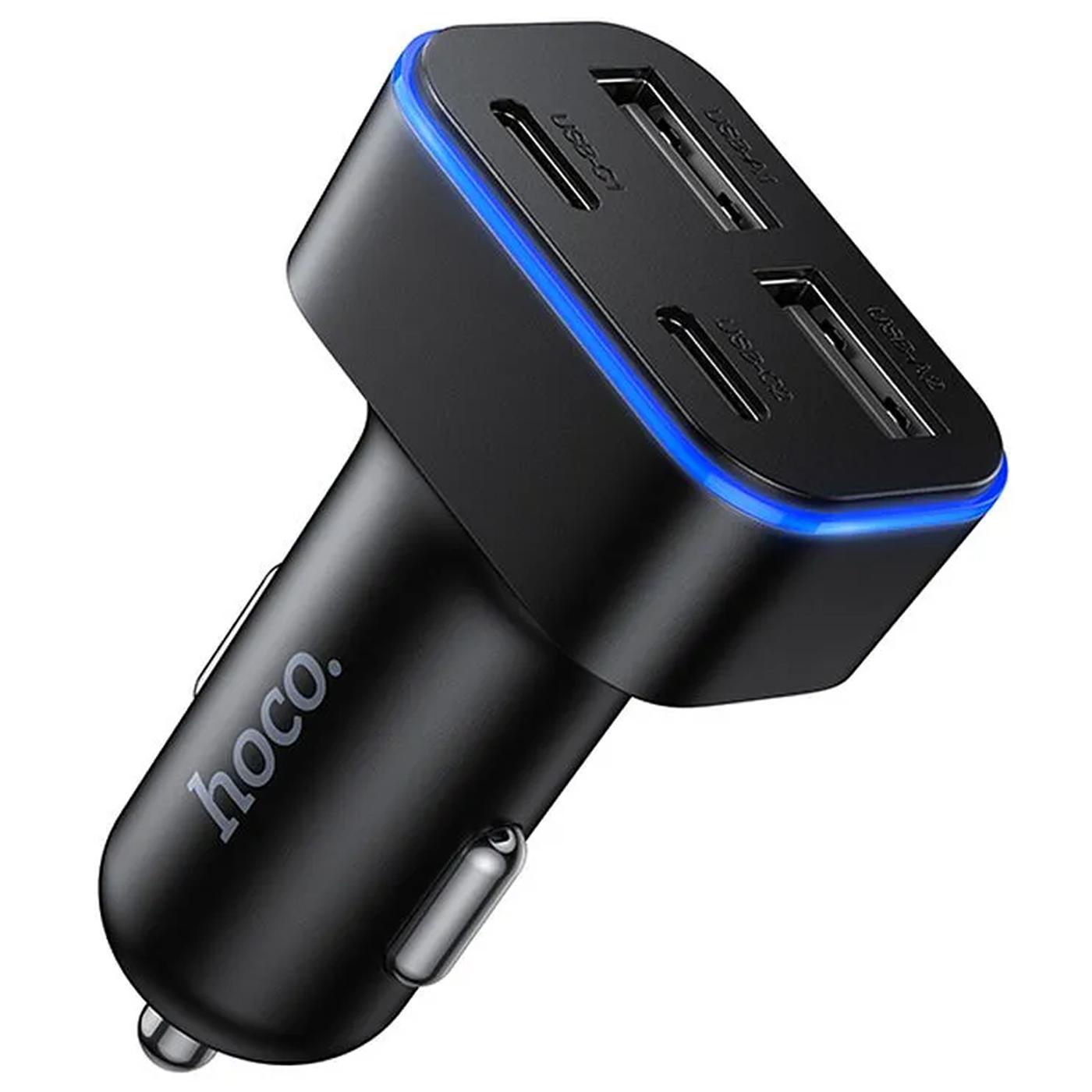 KFZ-Ladegerät 4 Port USB-A & USB-C – Schnellladeadapter