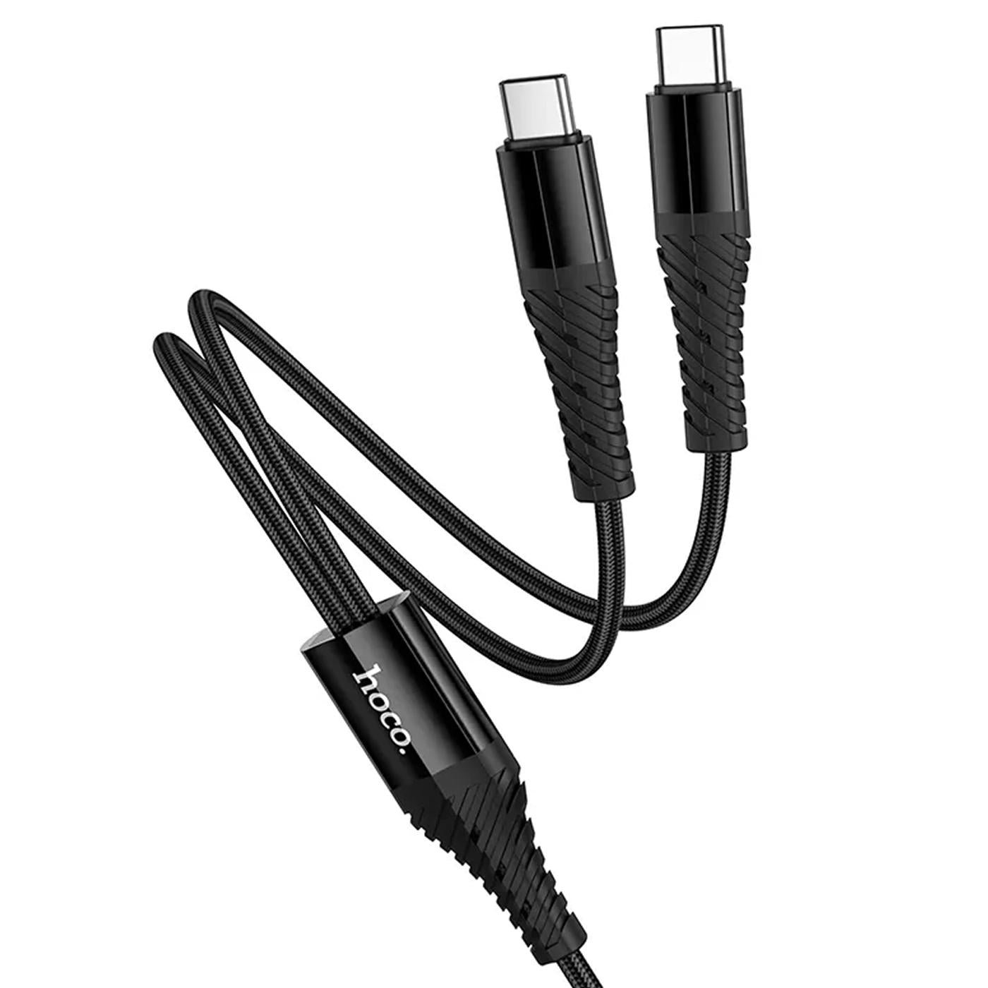 2in1 Ladekabel USB-C – Dual-Anschluss Nylon