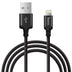 Hoco X14 Lightning zu USB-A Ladekabel, 1 Meter, geflochtenes Design für Langlebigkeit.