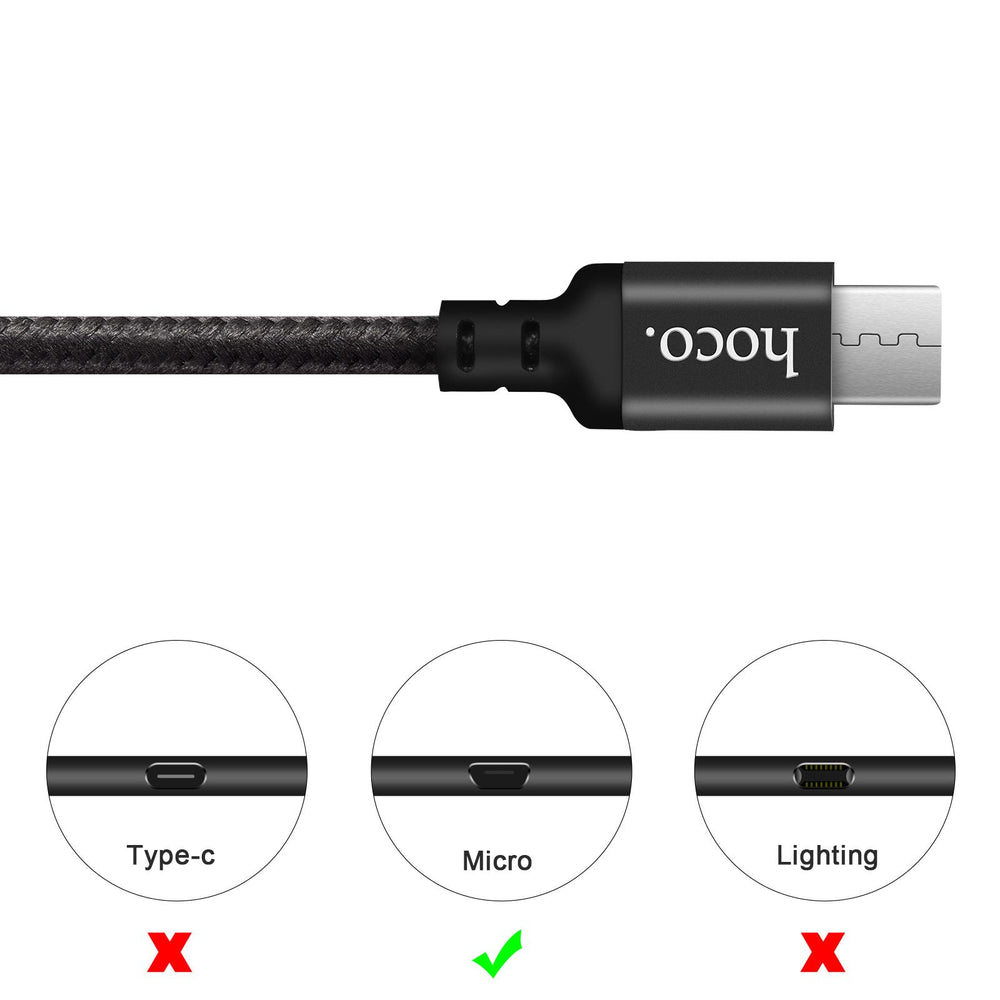 Hoco USB Kabel - X14 microUSB - 2M