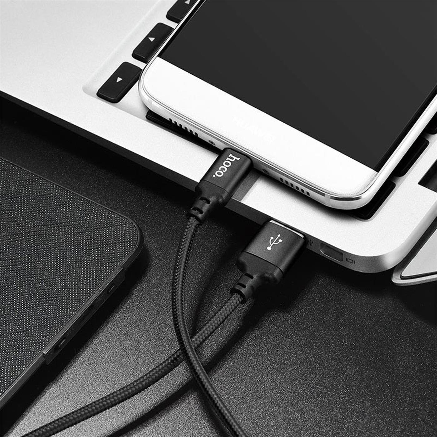 Ladekabel USB A auf Lightning/Micro USB/USB C – Nylon