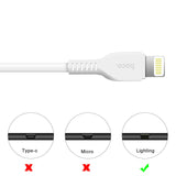 Hoco USB Kabel - X20 Lightning - 2M