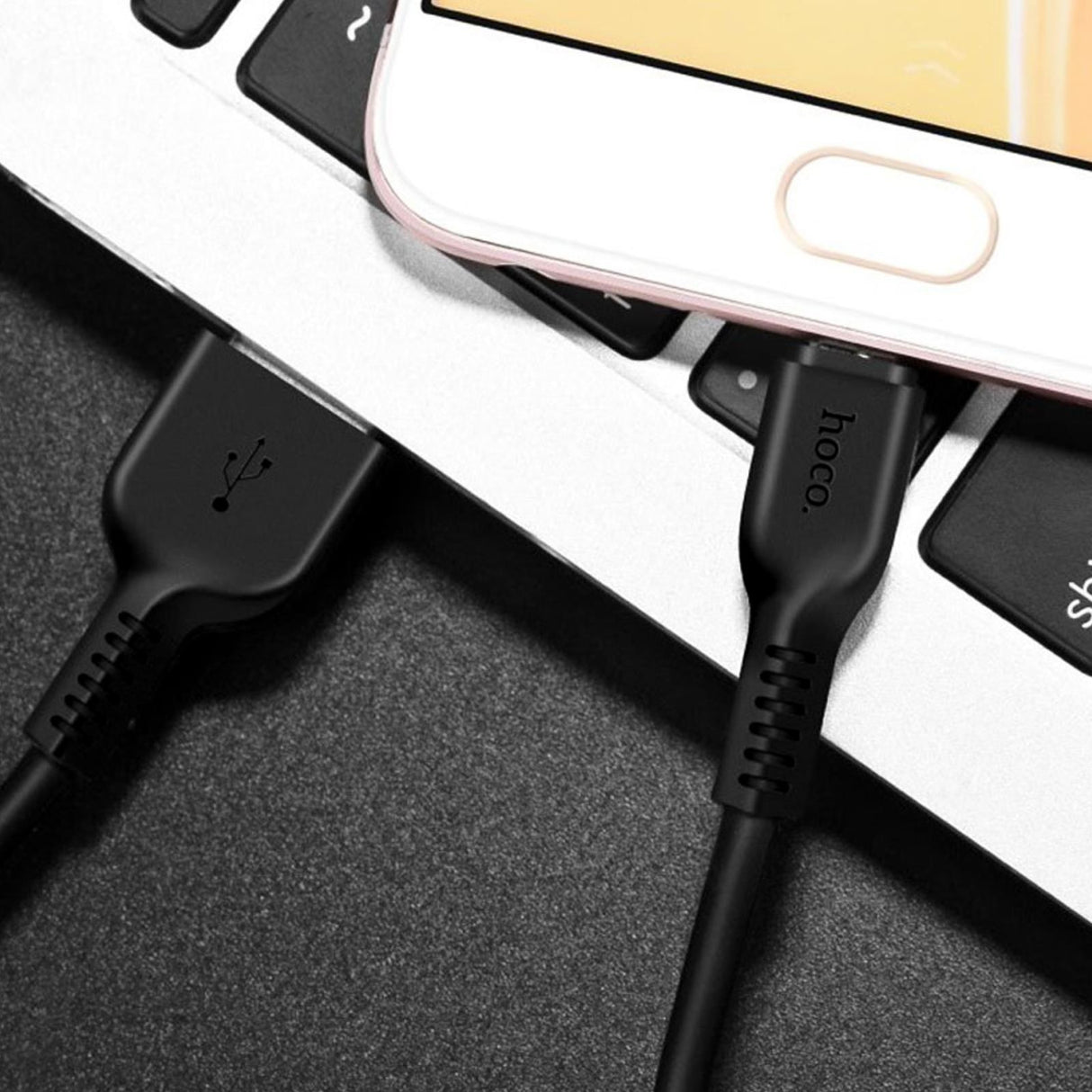 Hoco USB Kabel - X20 microUSB - 3M