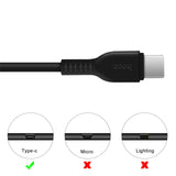 Hoco USB Kabel - X20 Type C - 2M
