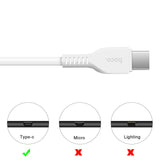 Hoco USB Kabel - X20 Type C - 3M