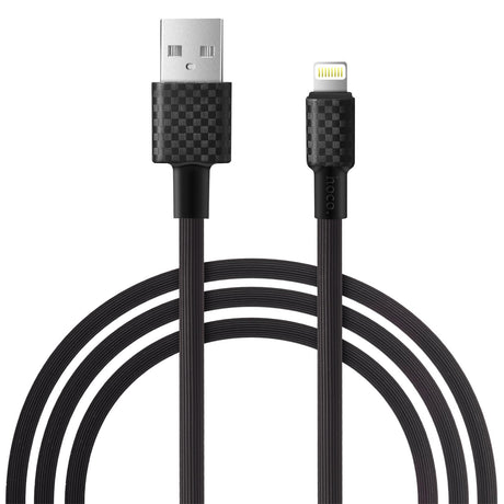 Hoco X29 Lightning zu USB-A Ladekabel, 1 Meter, robustes Design für Apple-Geräte.