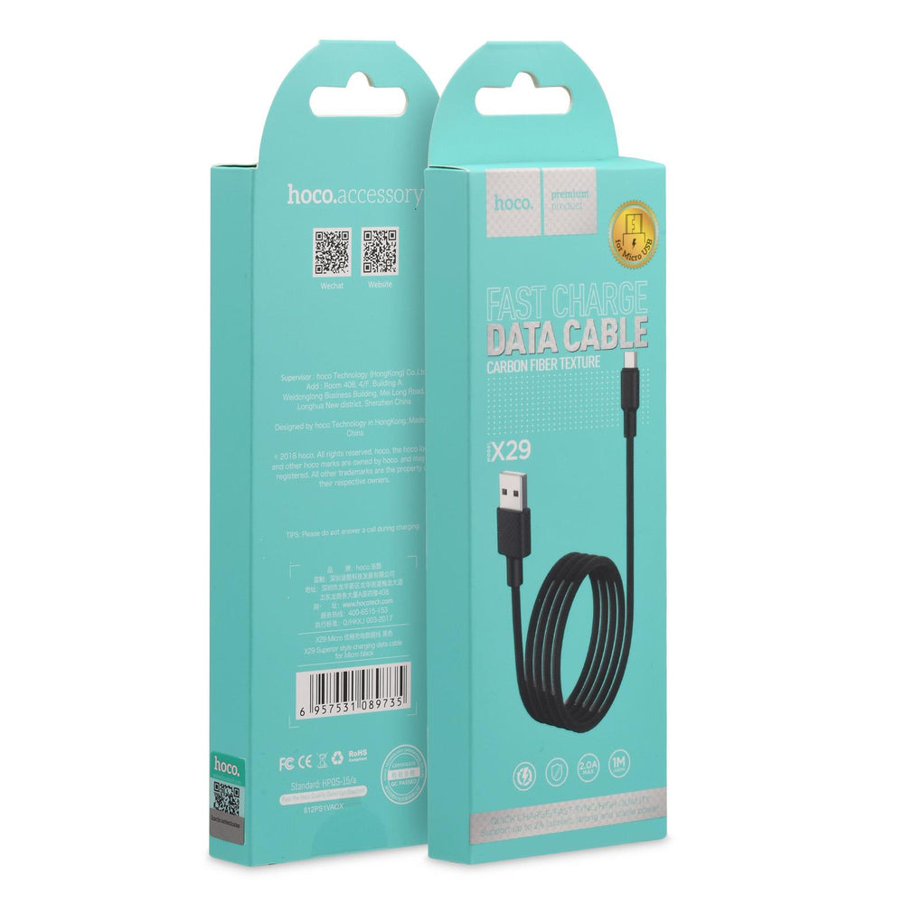 Hoco USB Kabel - X29 microUSB - 1M
