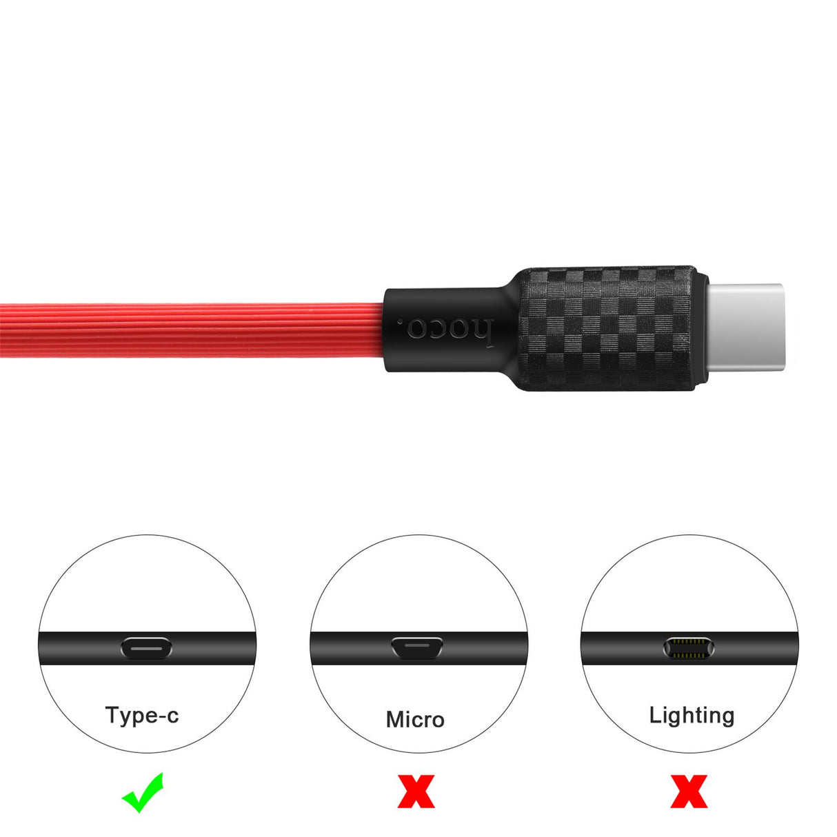 Hoco USB Kabel - X29 Typ C - 1M