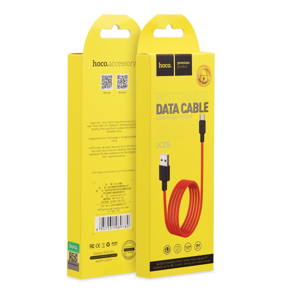 Hoco USB Kabel - X29 Typ C - 1M