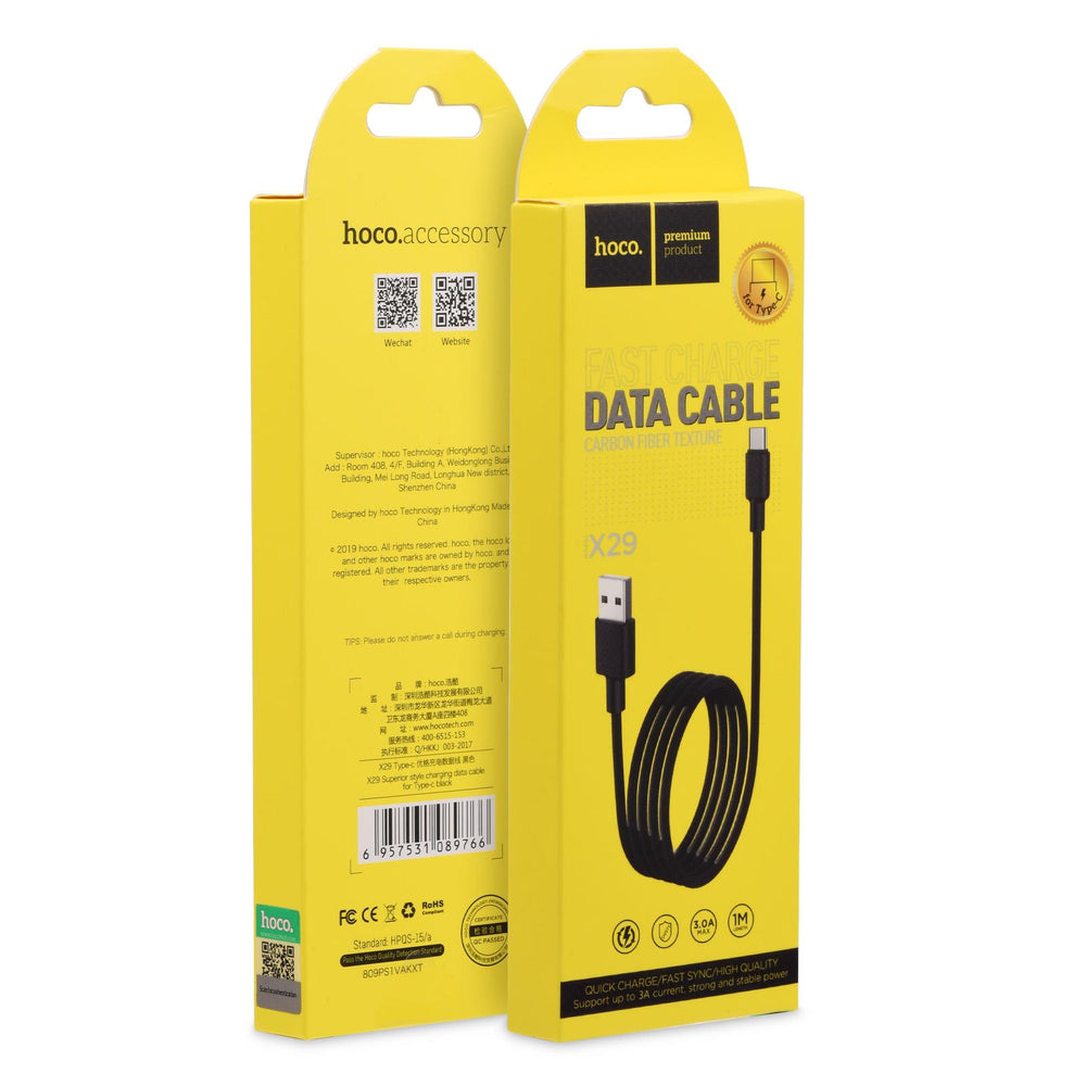 Hoco USB Kabel - X29 Typ C - 1M
