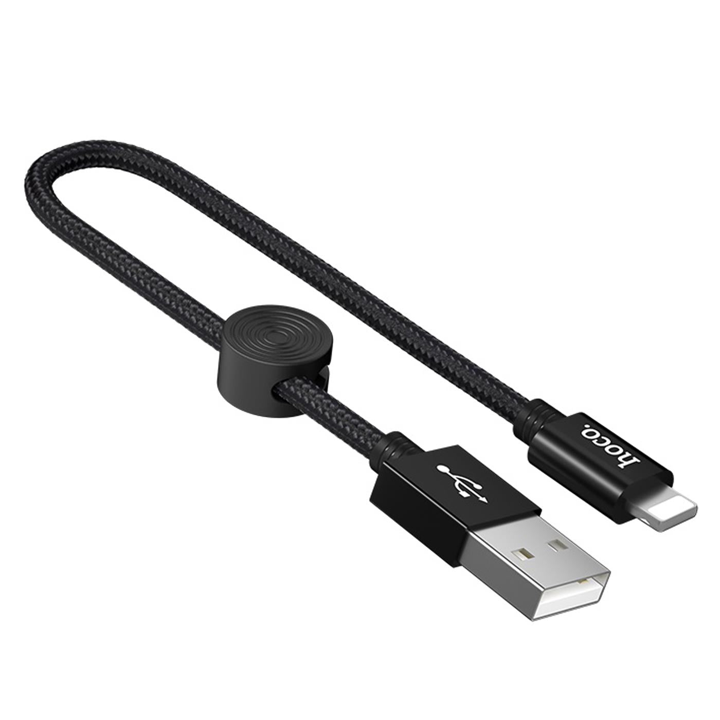 USB Ladekabel Kurz – Nylon Geflecht