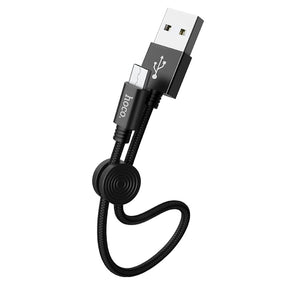 Hoco Micro-USB Kabel, robustes und flexibles Design, ideal für tägliche Nutzung.