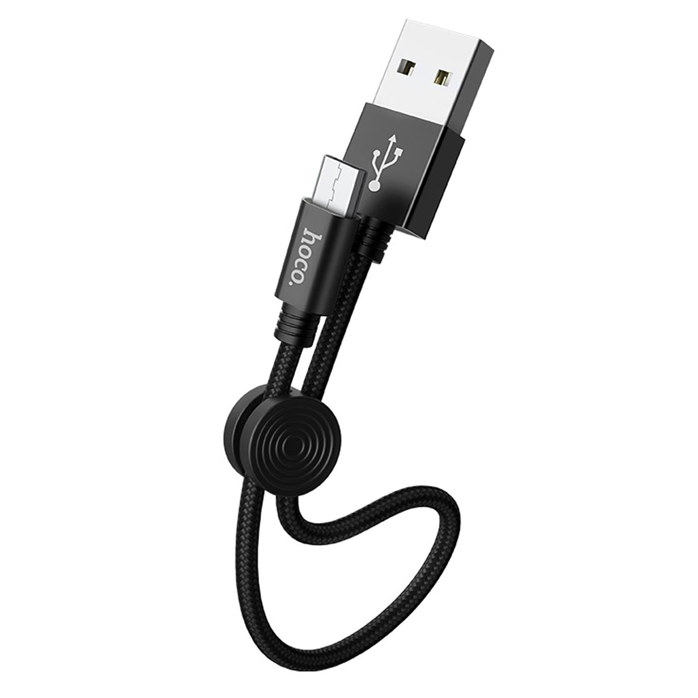 USB Ladekabel Kurz – Nylon Geflecht