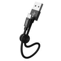 USB Ladekabel Kurz – Nylon Geflecht