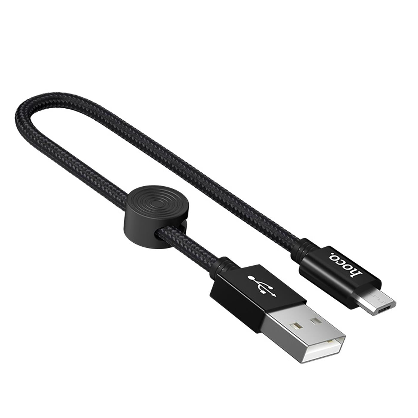 USB Ladekabel Kurz – Nylon Geflecht