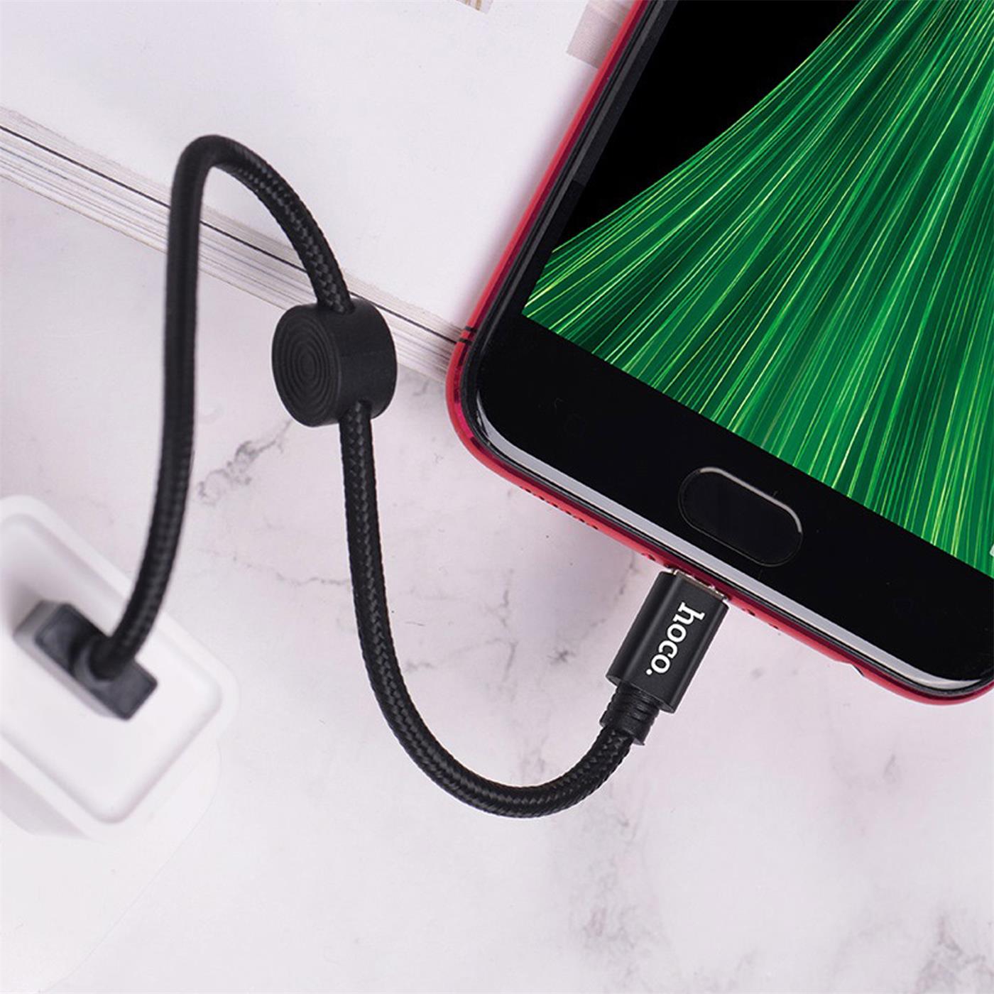 USB Ladekabel Kurz – Nylon Geflecht