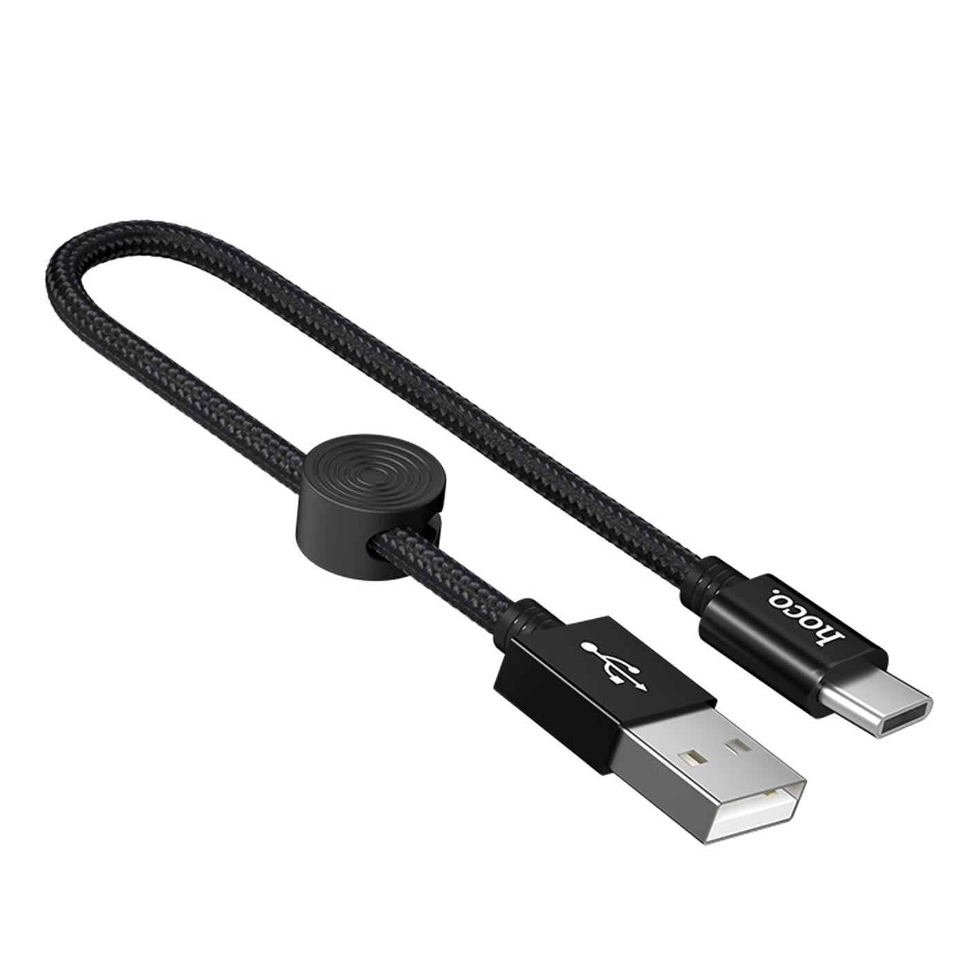 USB Ladekabel Kurz – Nylon Geflecht