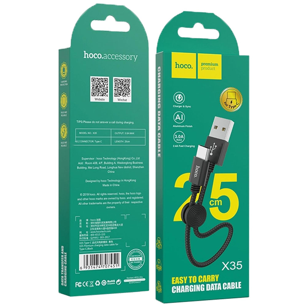 Hoco USB Kabel - X35 Type C - Schwarz