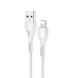 Hoco X37 Lightning zu USB-A Ladekabel, strapazierfähiges Design für schnelles Laden und Synchronisation.