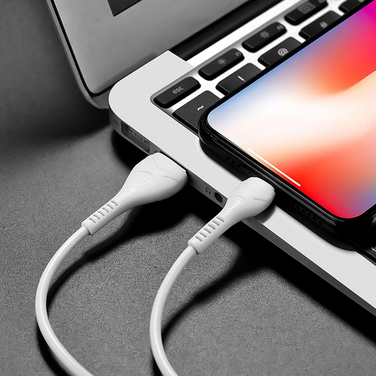 Hoco USB Kabel - X37 Lightning 1M - Weiss