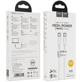 Hoco USB Kabel - X51 Typ C auf Typ C - 1M - Weiss