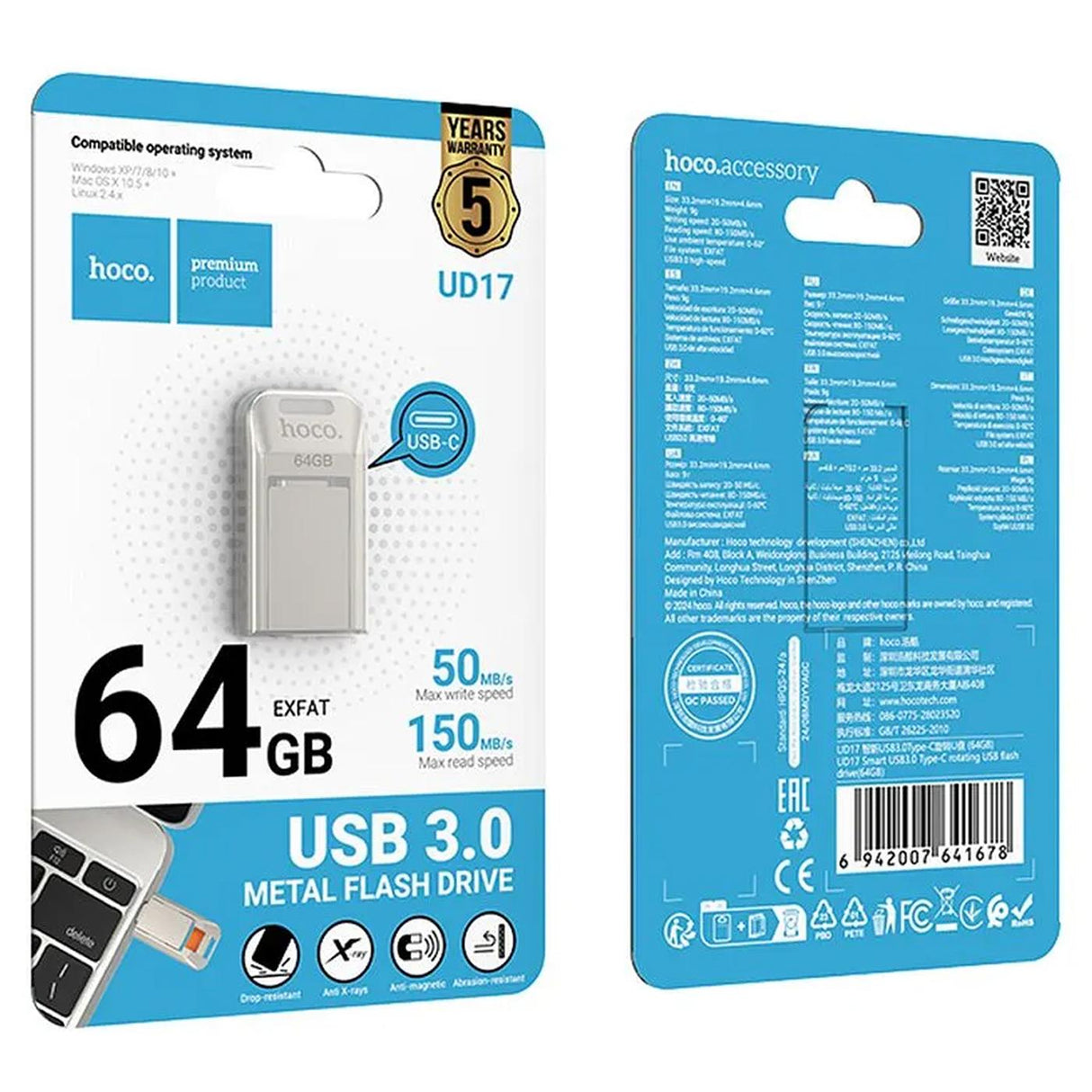 USB Stick USB 3.0 Metall – Flash Drive Speicher