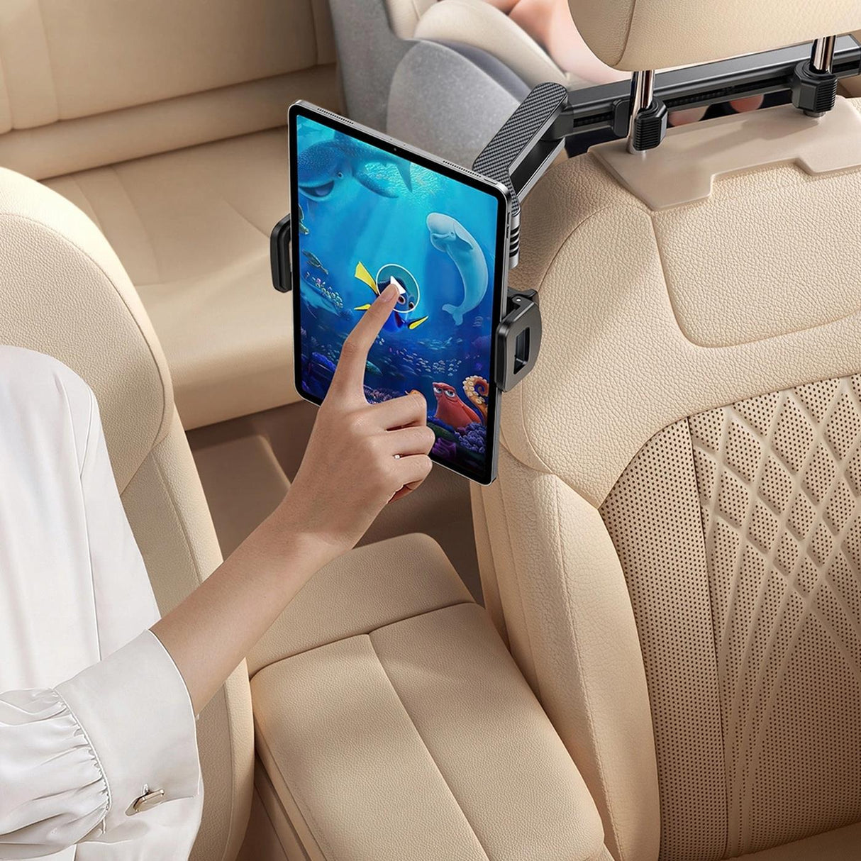 Tablet Halterung Auto – Kopfstütze Doppelarm