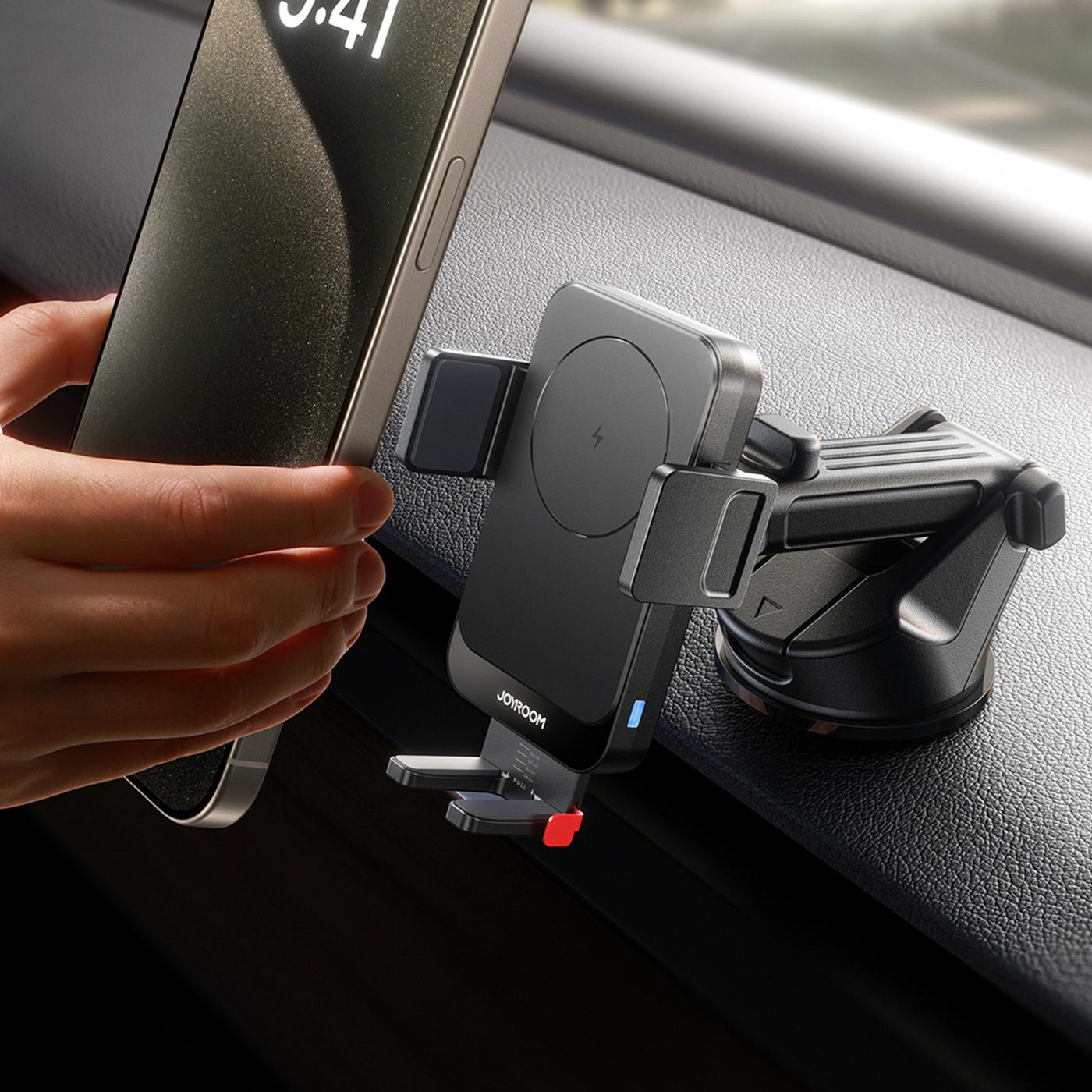 KFZ Halterung Wireless Charging – 15W Saugnapf