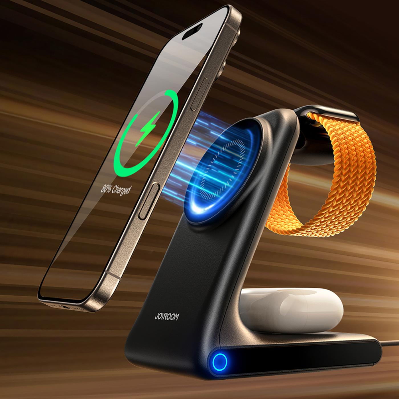 Ladestation 3in1 MagSafe – iPhone AirPods Watch