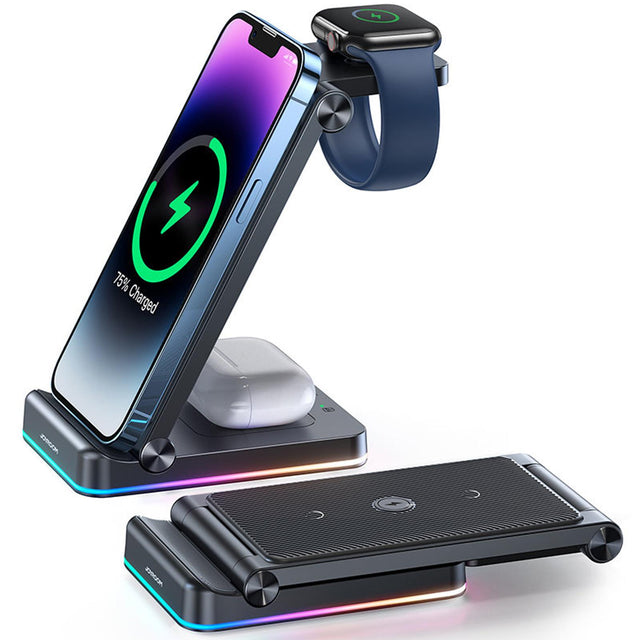 Joyroom 3-in-1 kabellose Ladestation für Apple-Geräte