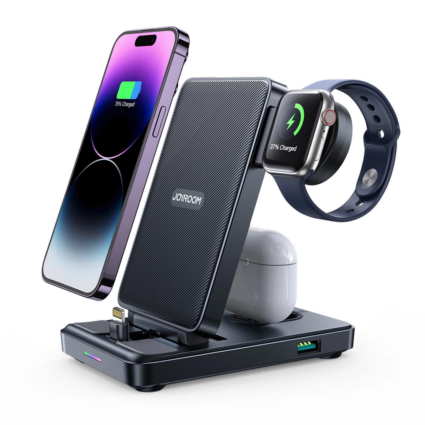 Ladestation 4in1 – Faltbar für Apple Geräte