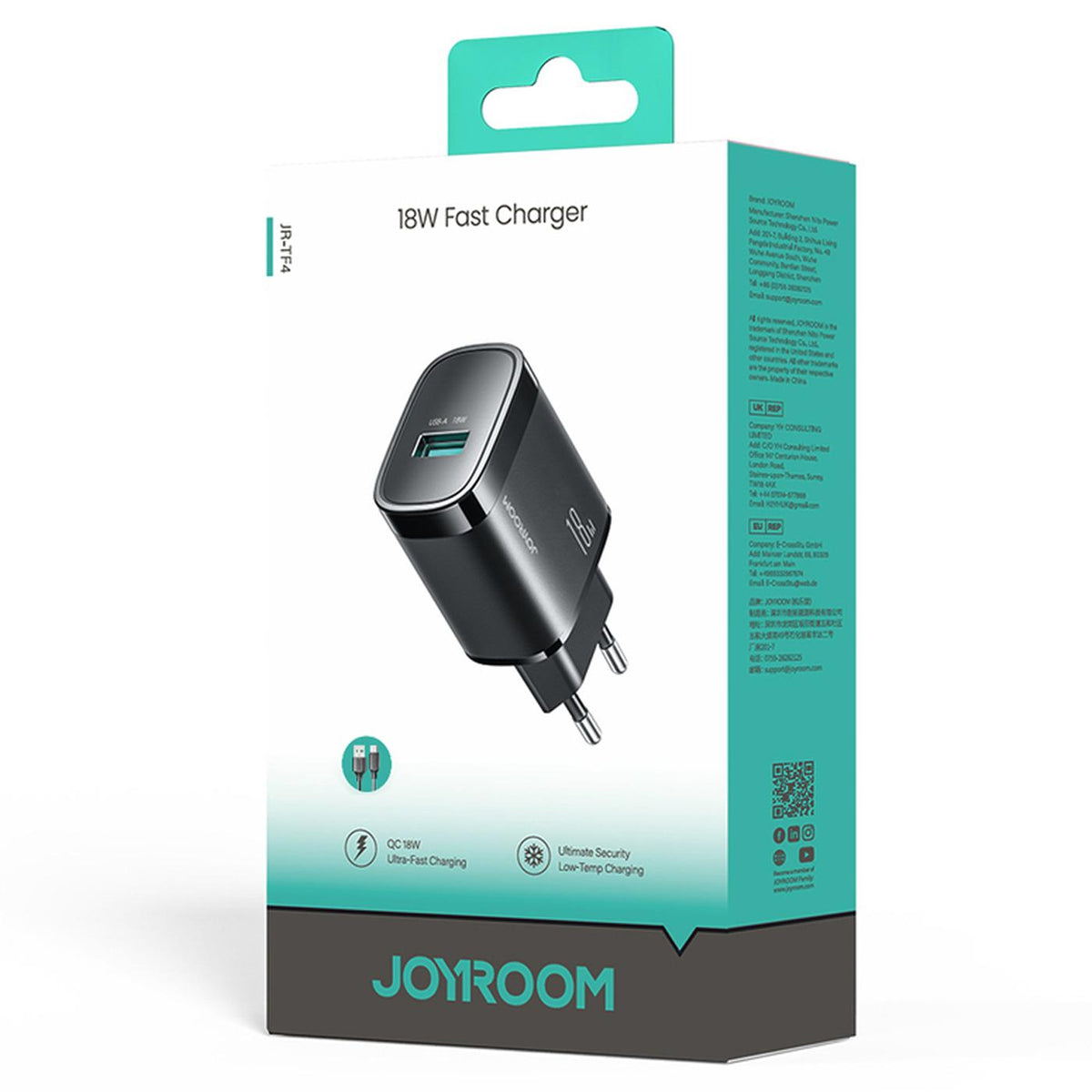 Joyroom JR-TF4 USB-A Ladegerät 18W Typ-C