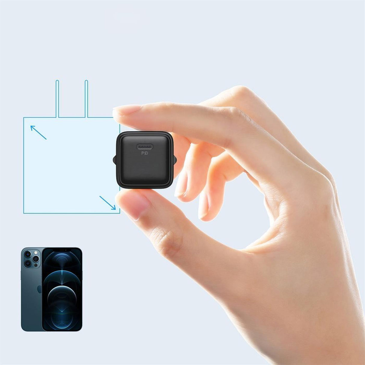 Netzladegerät 20W – USB-C PD & QC 3.0
